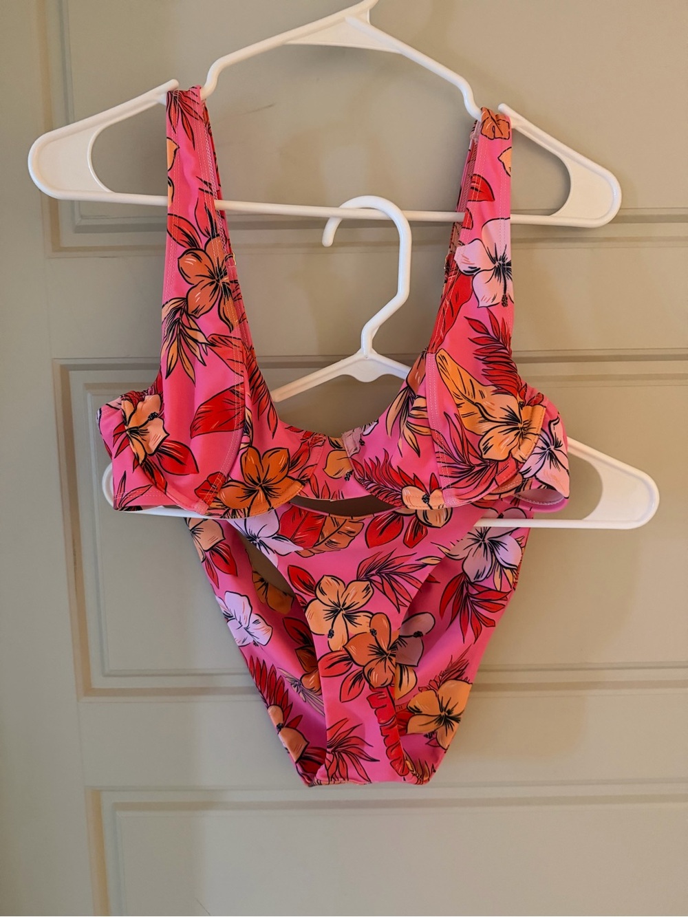 Kulani Kinis Pink Tropical Floral Bikini